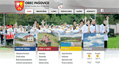 Desktop Screenshot of pasovice.cz